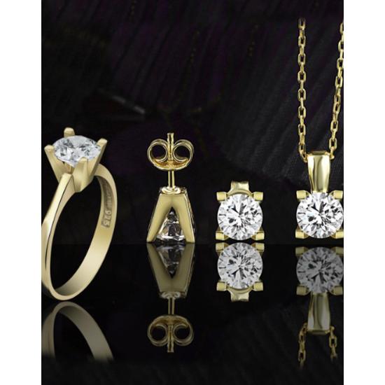 

Diamond Mounting V Case Single Stone Серебряный комплект ювелирных изделий 11