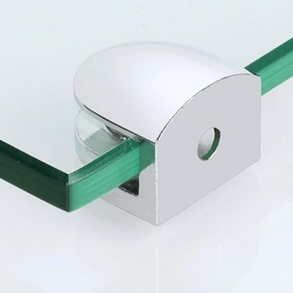 

Replacement Parts Stainless Steel Glass Shelf Brackets Adjustable Heavy Duty Glass Support Silver Bathroom Clamp Holder Fit 5-8mm Thick