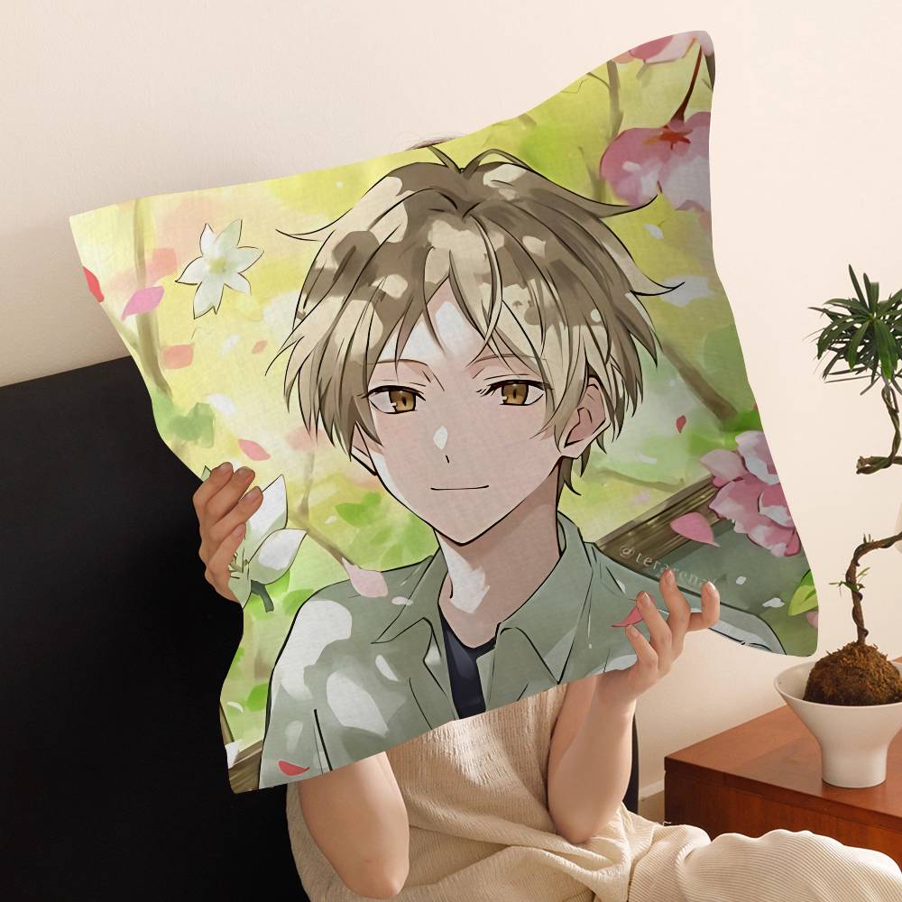 Natsume Yuujinchou Cartoon Cushion Cover Decorative Pillow Sofa Home Decor Case Pillow Cases