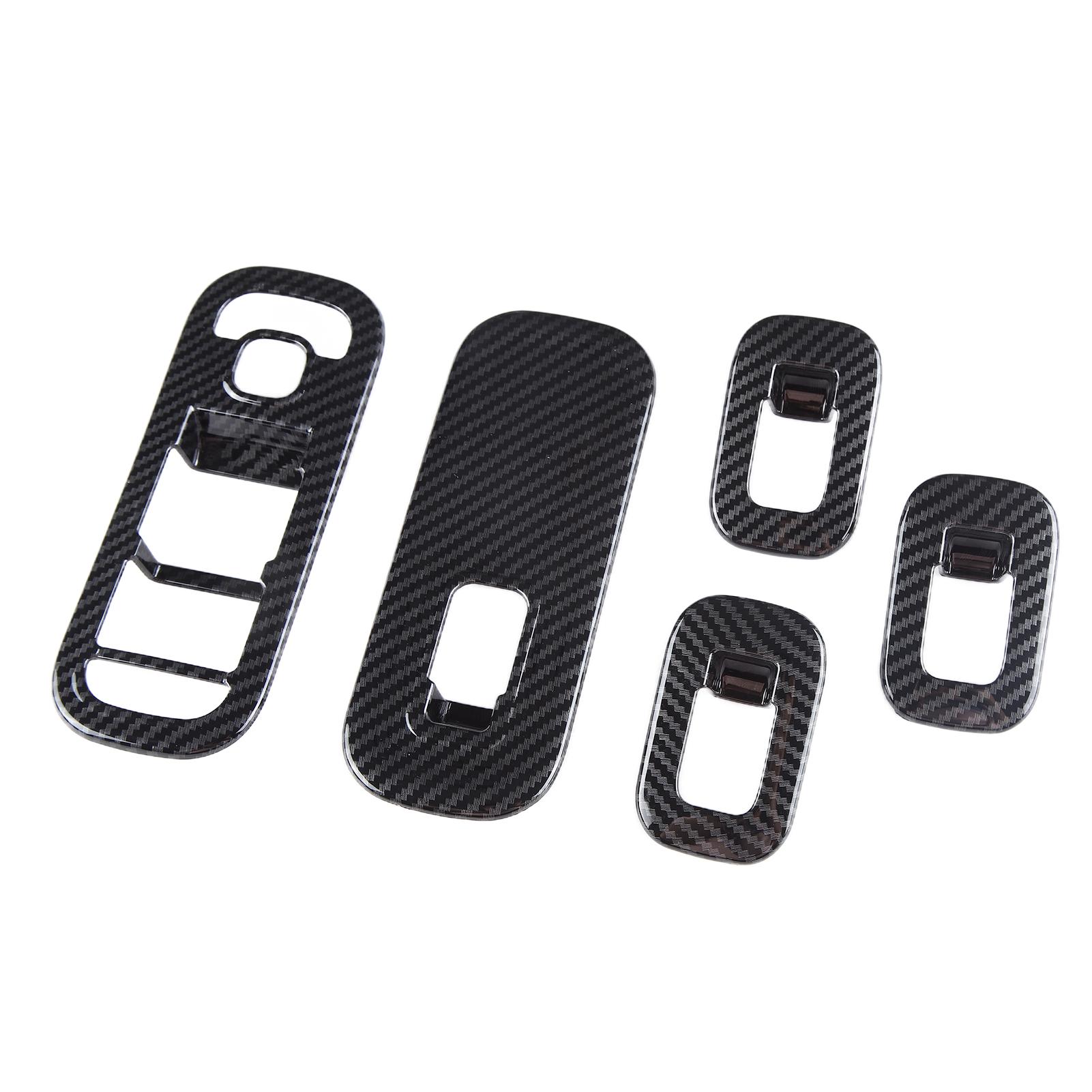 

Накладка панели переключателей стеклоподъемников автомобиля в стиле карбонового волокна, замена для Mercedes-Benz A-Class W177 2018+