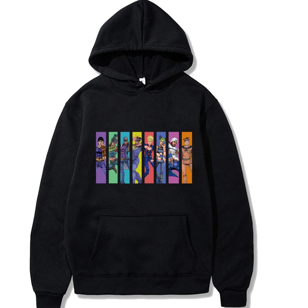 Japanese Anime Characters Hoodie Fashion Design Men's Women's Sweatshirt Fleece Oversized Couples Casual Streetwear Hoodies