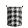 Foldable Fabric Storage Basket, Suitable for Laundry and Clothes - Multifunctional Bathroom Storage Basket with Handle, Home Storage Container