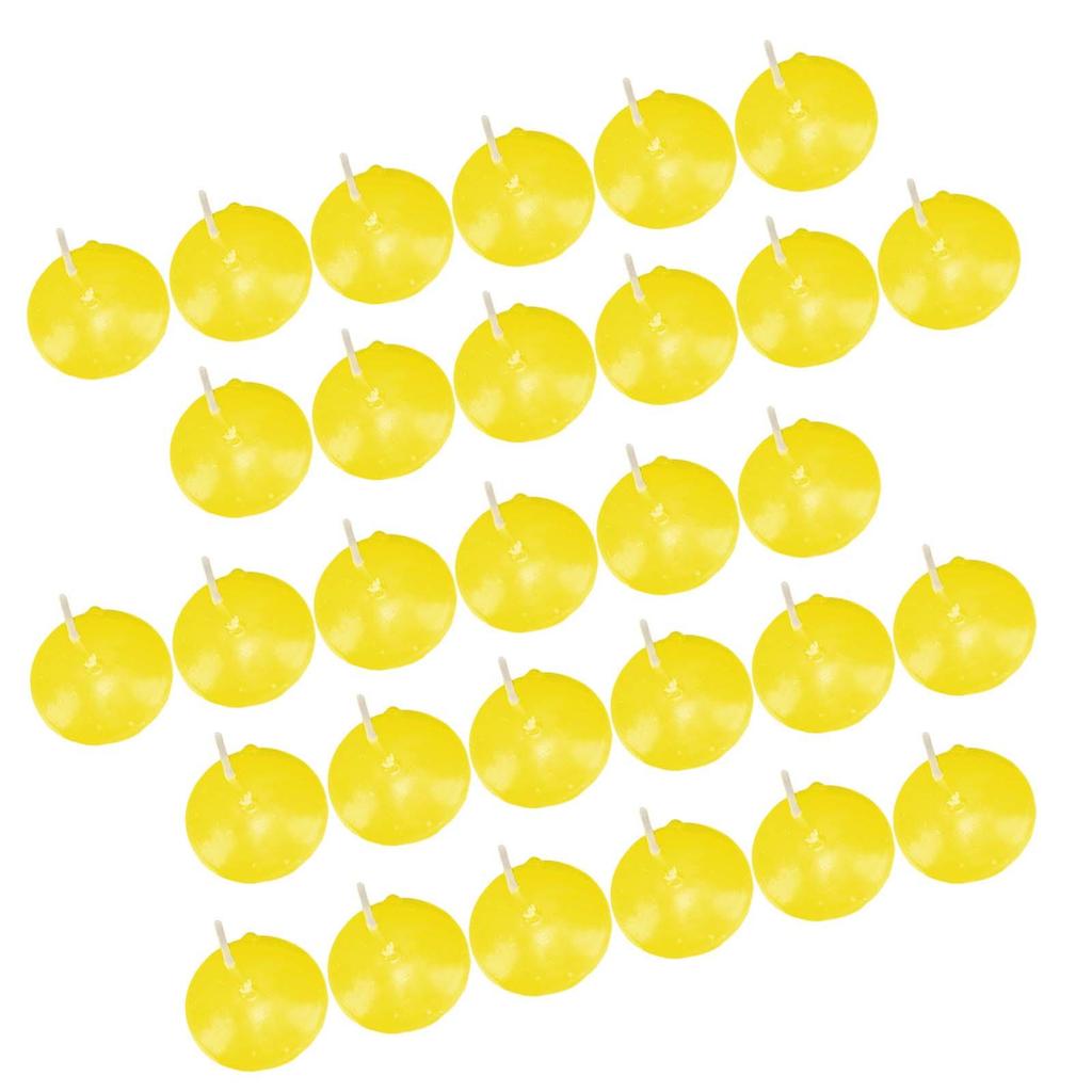 30Pcs Unscented Floating Candles Party Supplies Home Decoration Universal for Celebration Valentines Wedding Festival Bathtub