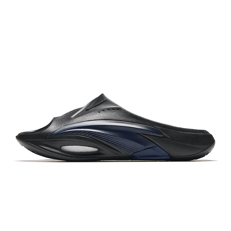 Anta Nitrogen Bubble Slide Sandals Mens Black Blue 912531808S-1 45