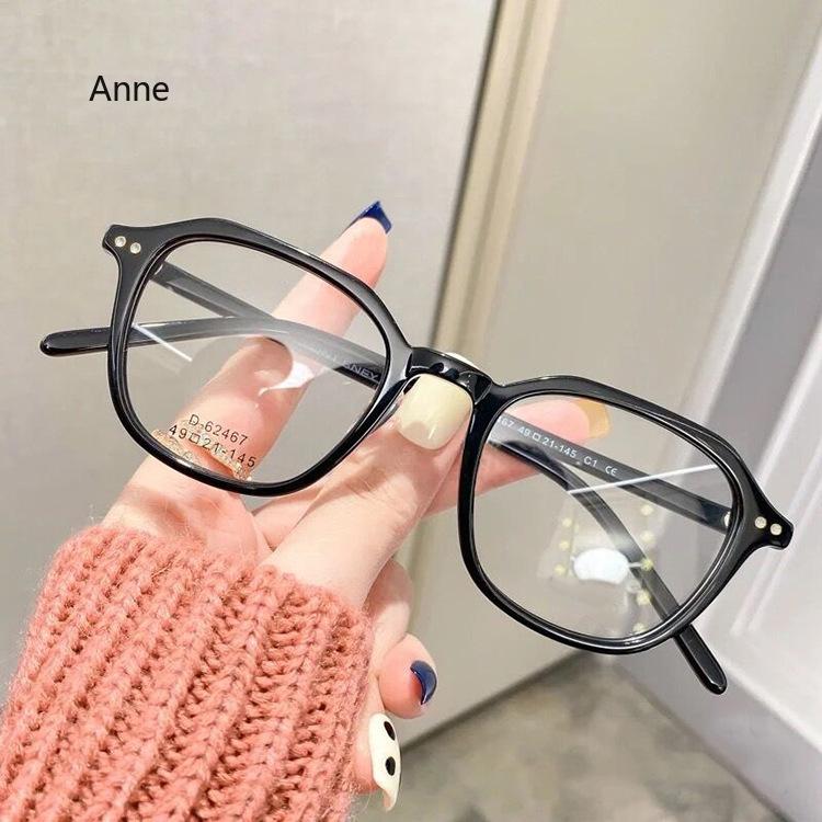 Casual Retro Square Eyeglasses Frame Male Plain Clear Lens  Transparent Lens Casual Glasses Men Women Eyeglasses Gafas