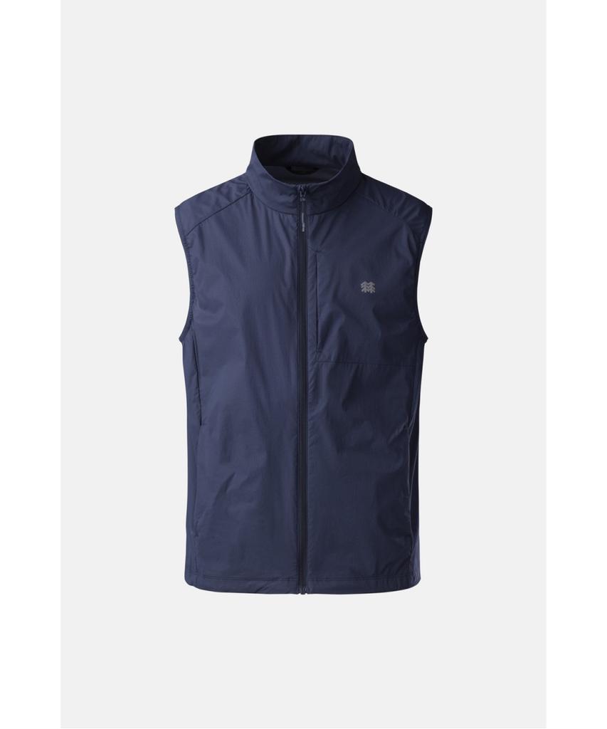 Kolon Sport Men'S Genoa Regular Fit Stand-Neck Windproof Vest Jwvam26301Nay