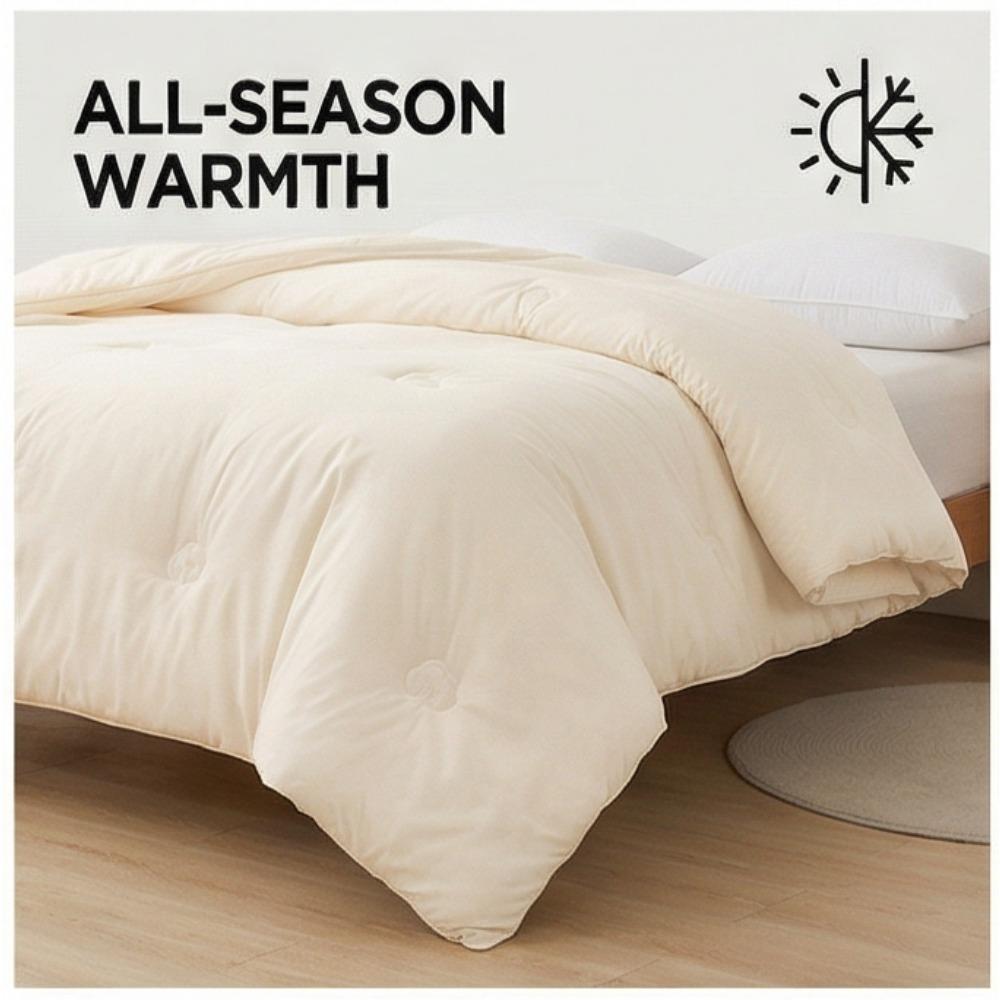 Cotton Quilt, Winter Quilt Core, Thickened for Better Warmth, Quilt with Added Insulation Cotton Stuffing