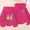 Kids Cardigan Sweatshirt Girls Boy 3-12 Years Hoodie Zipper Style Popular Anime Print Sports Casual Fashion Loose Coat Clothing