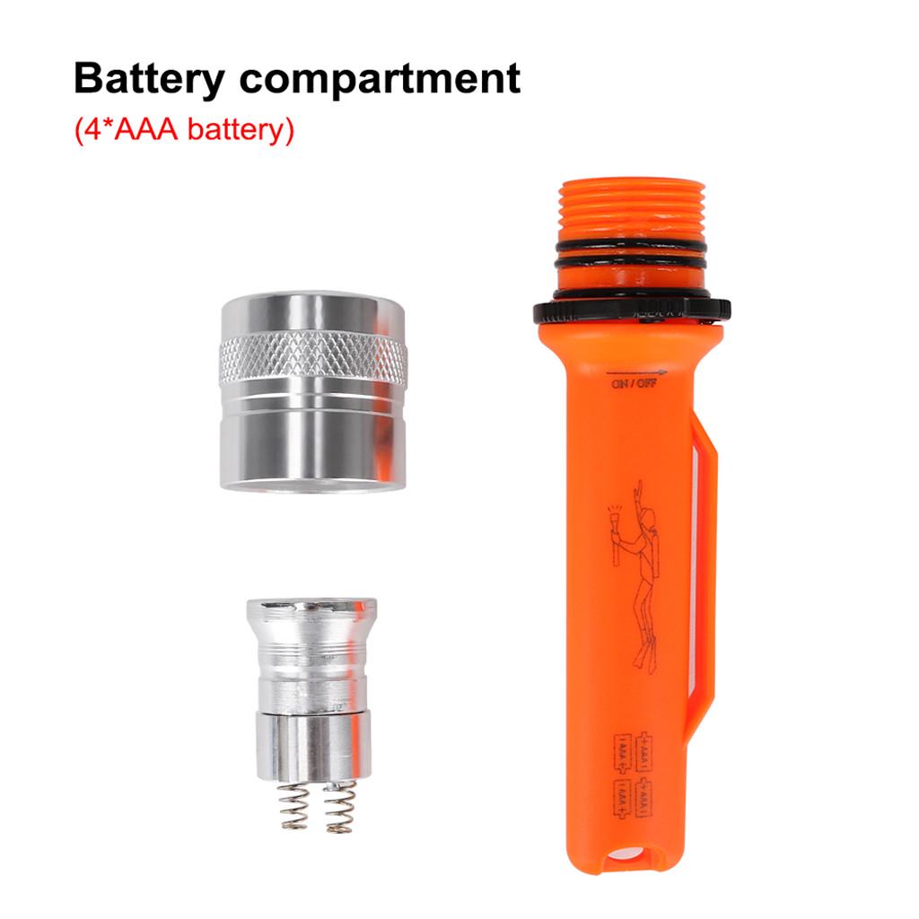 NEW LED  Three-Mode Daylight Diving Waterproof Outdoor Flashlight Light