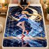 Flannel BlanketSailor Moon Warm Soft Throw Blanket for Indoor Sofa Bed Living Room Use