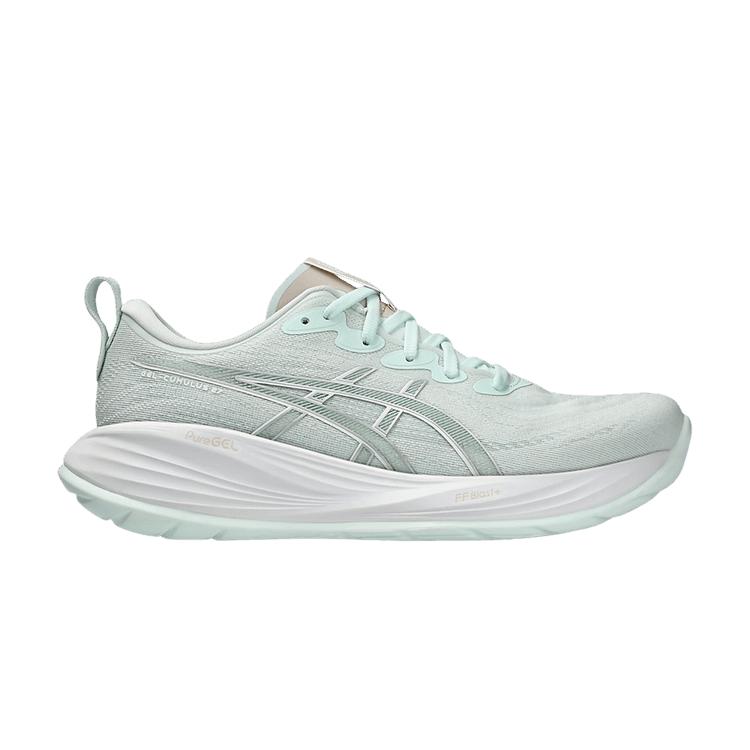 

ASICS Gel Cumulus 27 Pure Aqua White Unisex Sneakers Green 1011B960-300 40.5