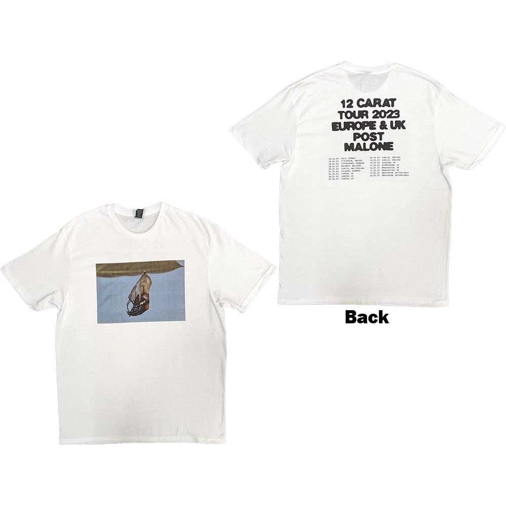 Post Malone  Resurface 2023  Tour Dates White T shirt - NEW (Ex Tour Stock) L