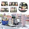 Durable Multi-grids Cashier Box Metal Clip Black Drawer Cash Tray Multifunctional Plastic ABS Storage Box For Shop