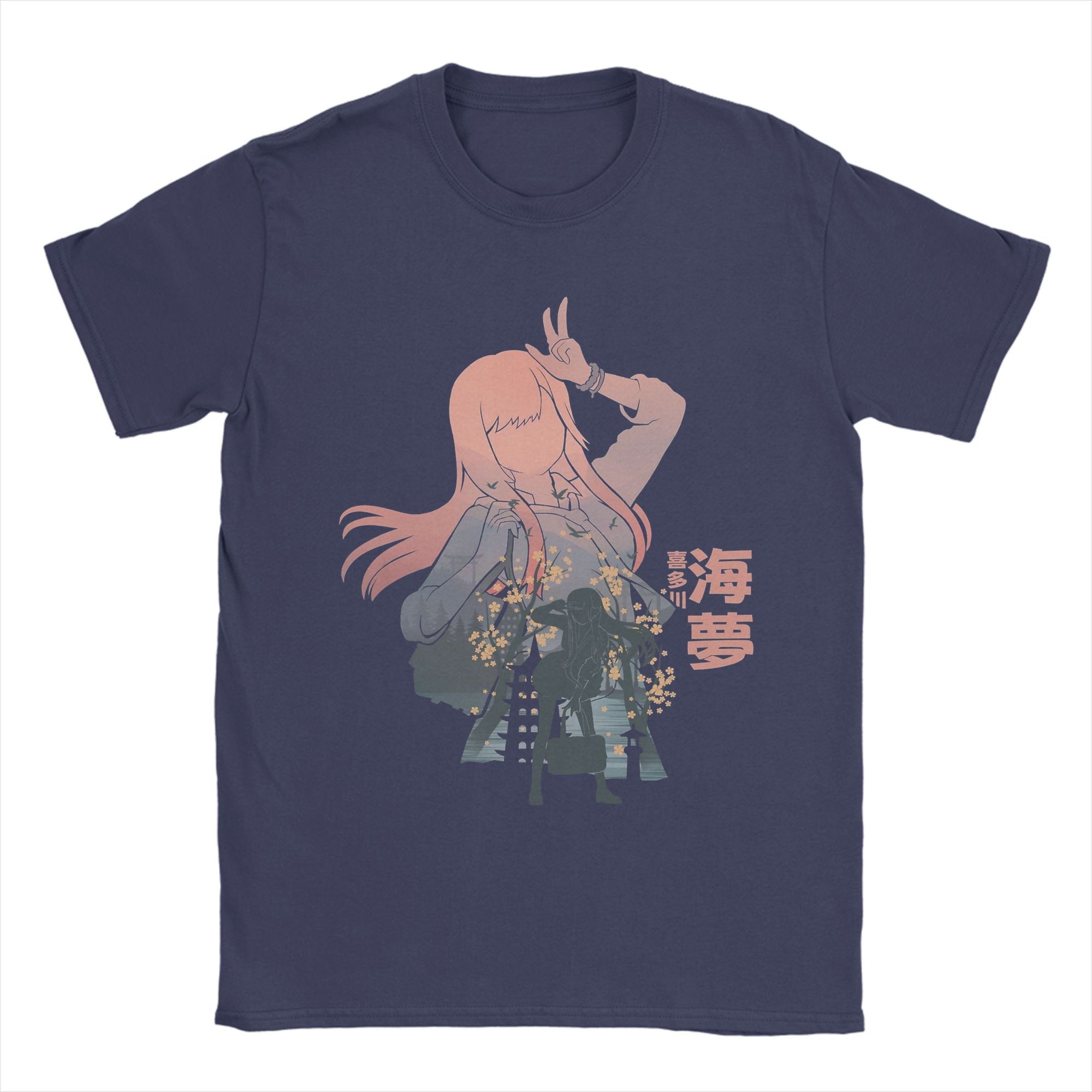 

Leisure Marin Kitagawa T-Shirt for Men Round Neck Pure Cotton T Shirt My Dress-Up Darling Anime Short Sleeve Tee Shirt Clothing XL