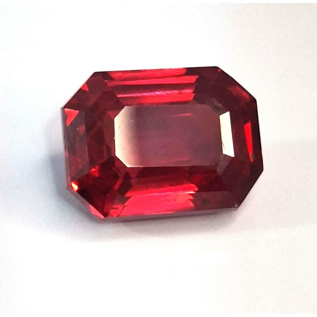 Emerald Cut Natural Ruby Red Mozambique 14-16 Ct Stunning Certified Gemstone