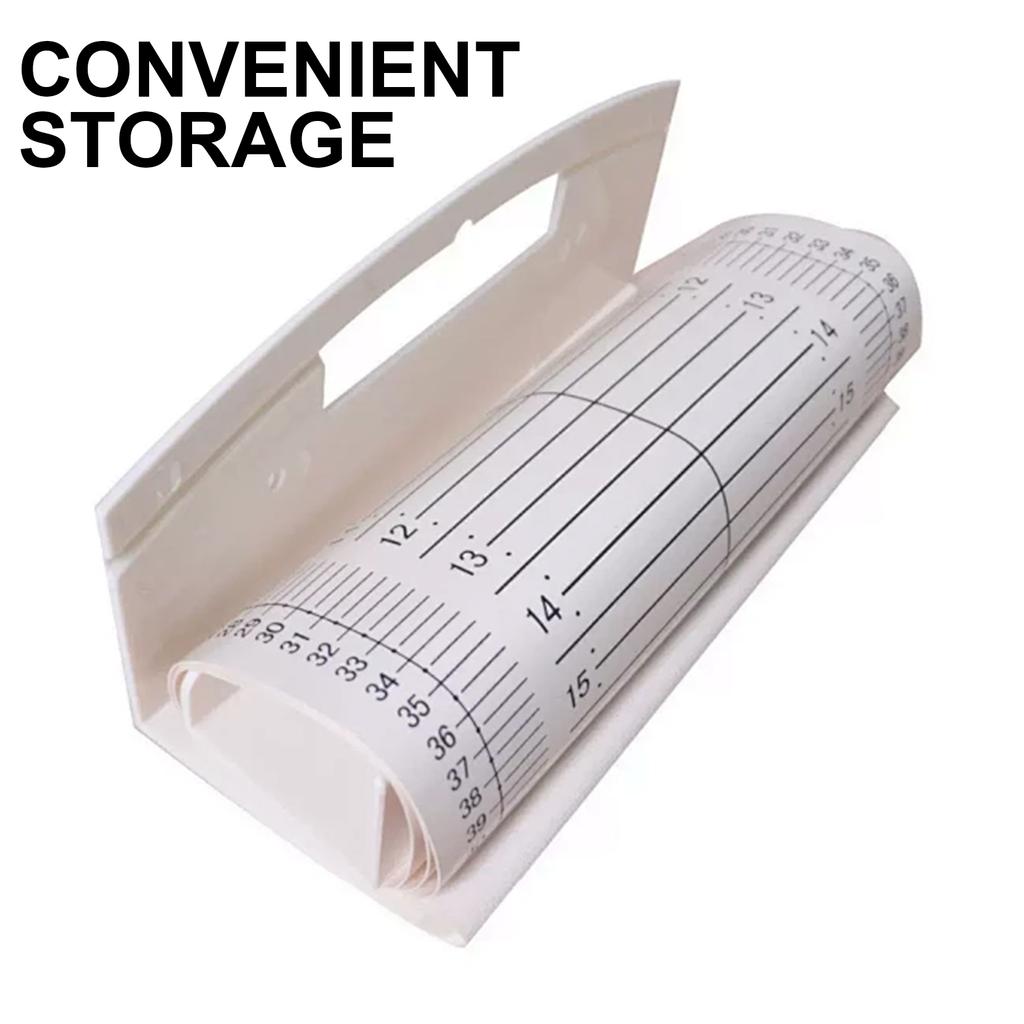 Baby Lengte Groeigrafiek Baby Infantometer Lengte Liniaal Zachte PVC Lengte Meetmat voor Baby's Opvouwbaar en Wasbaar