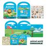 Children's Handheld Jelly Sticker Book: Quiet Early Learning Toy for Ages 2-3