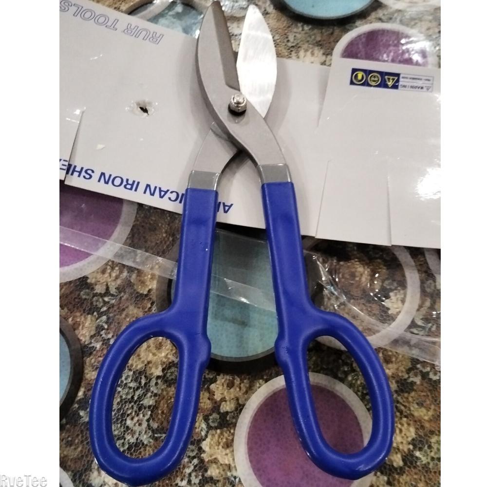 High Carbon Steel Shears Metal Cutting Snips for Sheet Metal Wire Mesh Tin Plate Aviation Style Design Scissors