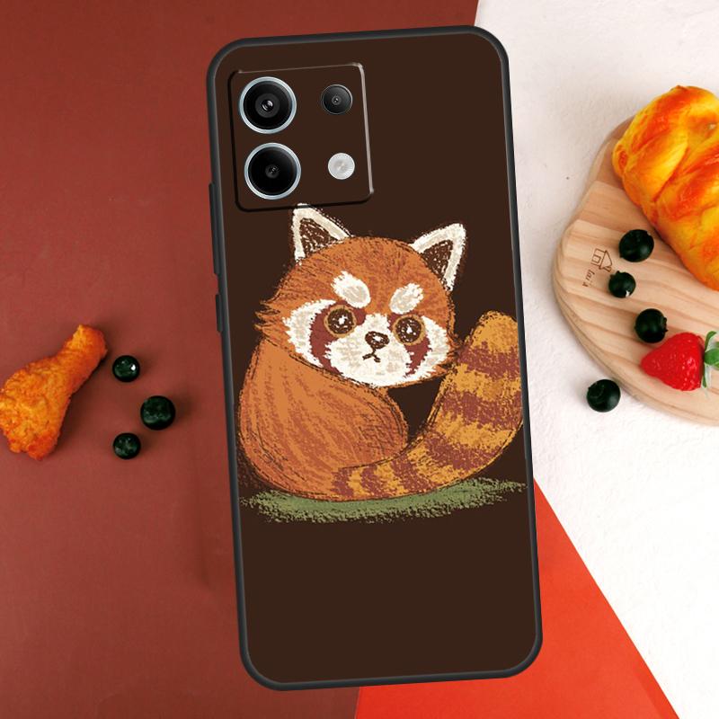 Red Panda Case For Xiaomi Redmi Note 14 9 10 11 12 13 Pro 9S 10S 11S 12S Redmi 13C 10C 12C 14C Coque