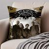 Classic Rock Band T-The Eagles Cushion Cover Pillowcase Anti-dustmite Invisible Zipper Short Plush Sofa Cushion