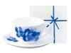 [Okura Touen Washi Paper Wrapping] Blue Rose Janet Morning Cup & Saucer 59C/8110