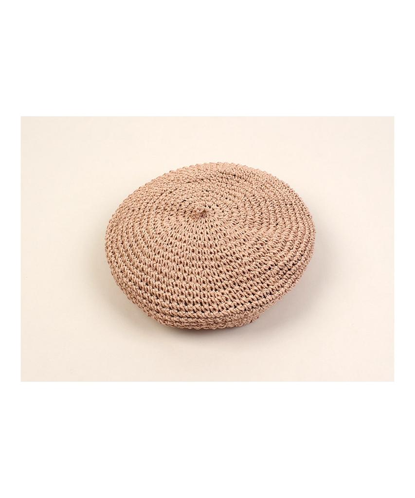 Yunibeosyeolkemiseuteuli Rattan Pink Beret