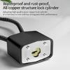High Strength Cycling Lock Steel Cable Bike Lock with Key Flexible Antitheft Padlock For Cabinets, Helmets