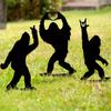 Bigfoot Metal Stake Outdoor Decor Big Foot Sasquatch Gifts for Men Women Bigfoot Silhouette Statues for Yard Art