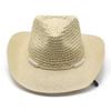 Men and Women Hollow Western Cowboy Straw Hat Beach Hat Outdoor Seaside Sun Hat Top Hat