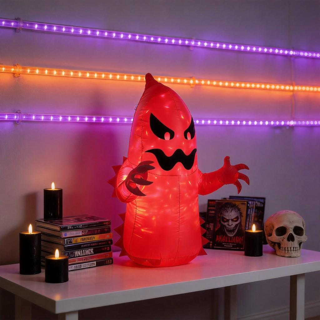 Halloween Inflatable Ghost Outdoor Indoor Yard Decor Power For Party Celebrations
