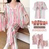 Pajamas for Women Ins Princess Style Short-sleeved Trousers Three-piece Set Home Clothes