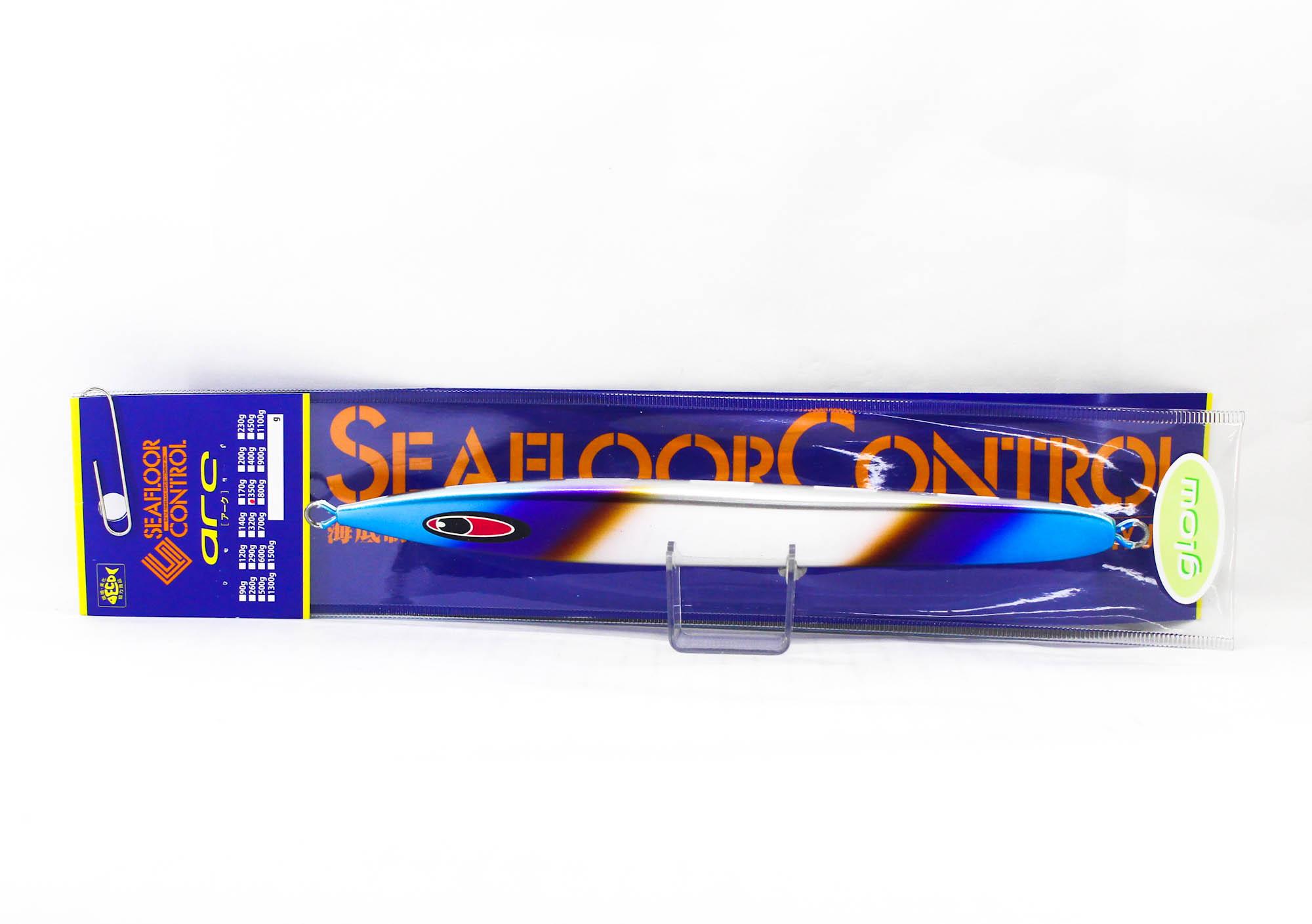 Seafloor Control Metal Jig Arc 350 grams Titan Zebra Glow (8665)
