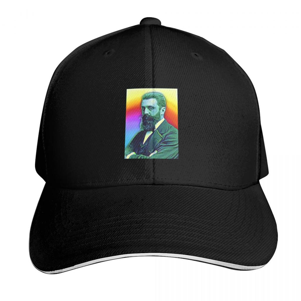 Theodor Herzl Artwork Theodor Herzl Portrait Theodor Herzl Wall Art Baseball Cap hiking hat Ball Cap FeUnisex Unisexs