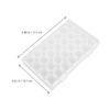Transparent Jewelry Organizer Box Multi Grid Manicure Storage Case Anti Tarnish Thick Plastic Jewelry Holder Earrings Organizer