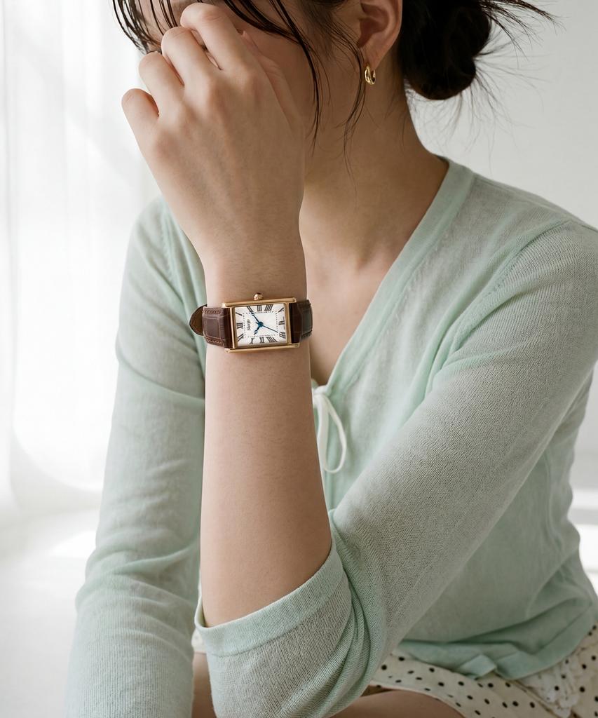 Sialeugo Sg-010S-Rbr Fennel Collection Women'S Leather Wristwatch
