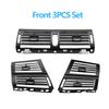 LHD RHD Front Central Left Right Rear Air Conditioning AC Vent Grille Outlet Cover For BMW X5 X6 E70 E71 E72 2007-2013