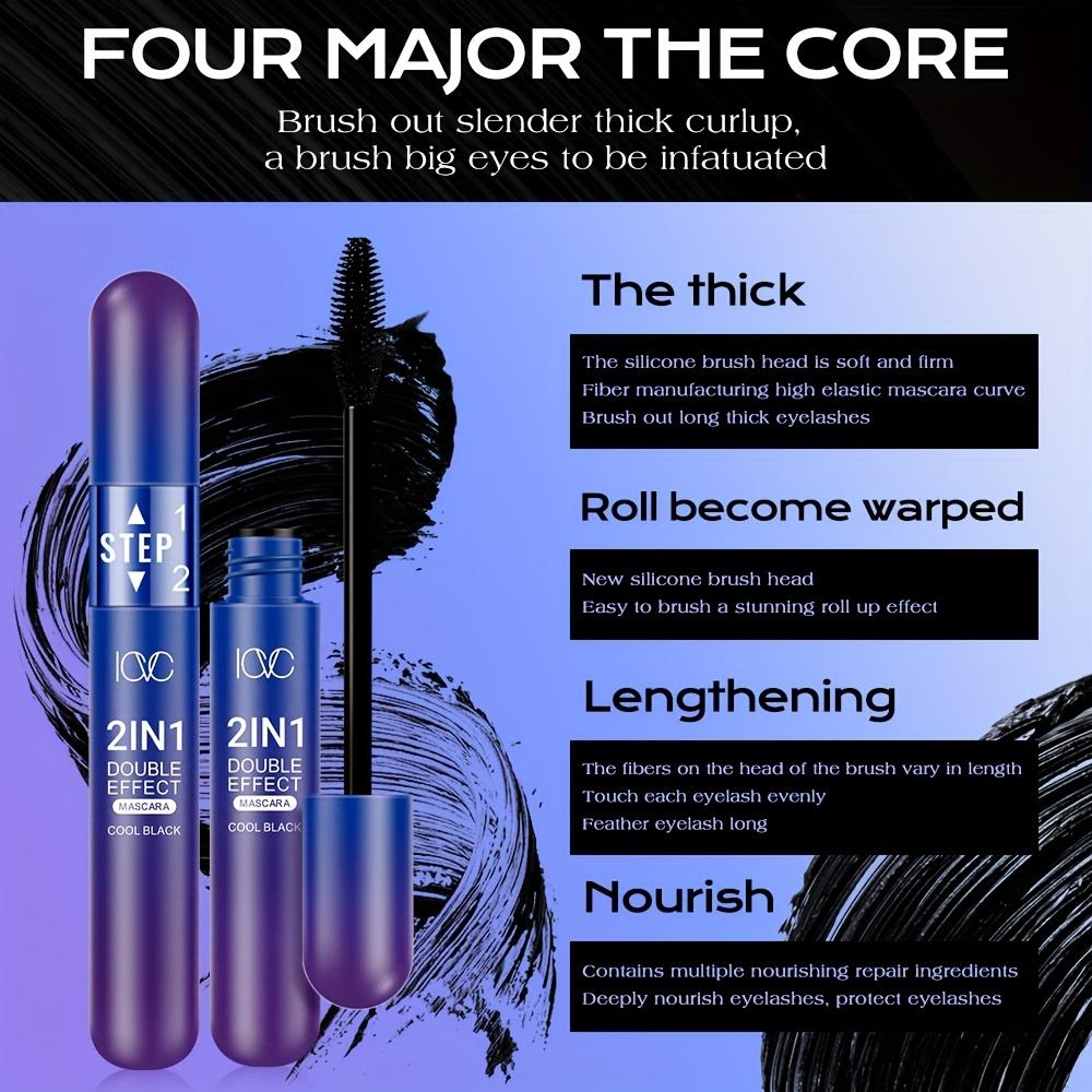 This Two-In-One Mascara Lengthens, Curls, and Thickens While Being Waterproof, Sweat-Resistant, and Long-Lasting Without Smudging or Fading