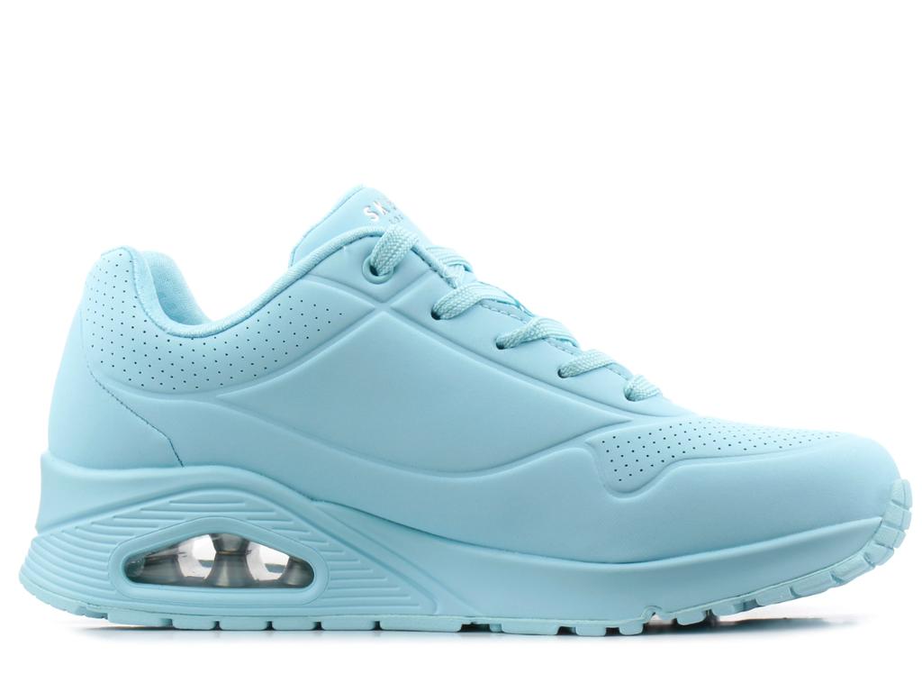 Wyprzedaż - Sneakersy damskie Skechers Uno buty sportowe na co dzień niebieskie (73690-LTBL)