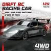 Remote Control Drift Car Full Size 1:24 Mini Remote Control Racing Car Model 2.4g Radio High Speed Rc Car Boy Toy Gift
