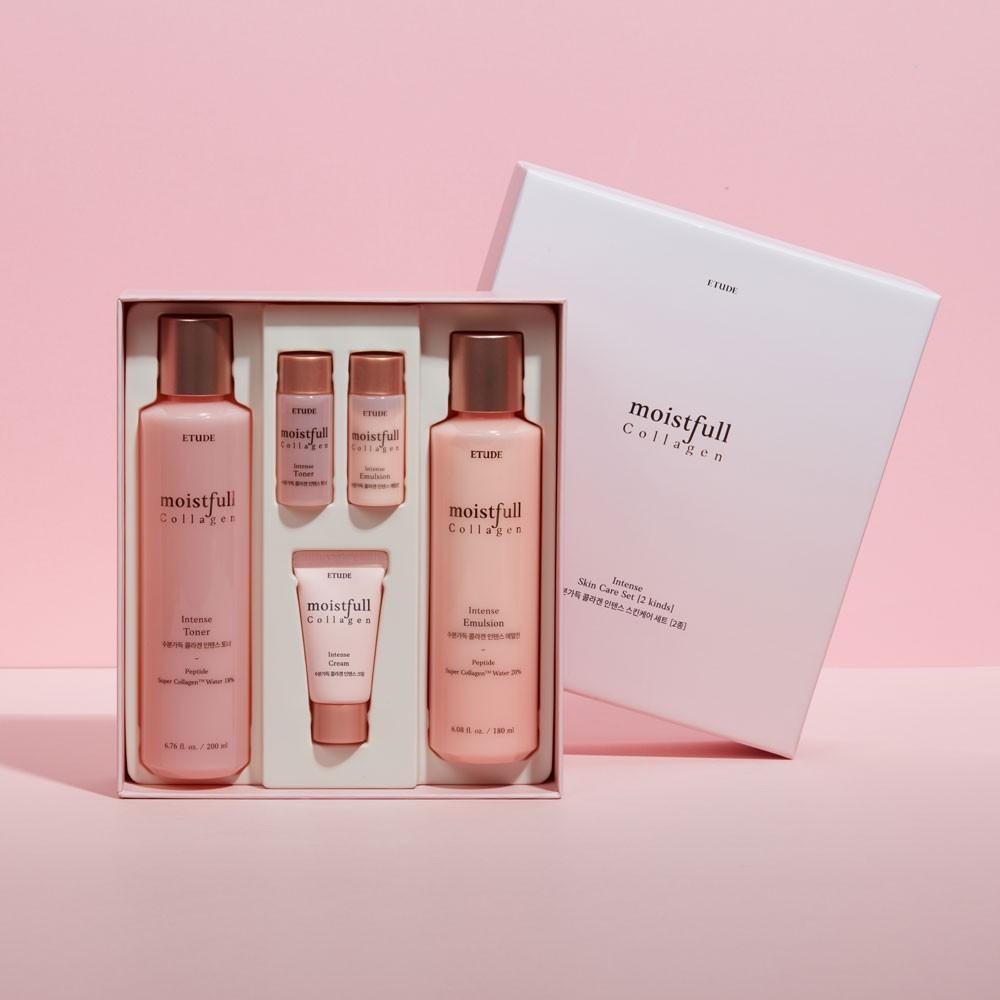 

ETUDE Набор для интенсивного ухода за кожей Moistfull Collagen (тонер+эмульсия+крем)5 пунктов