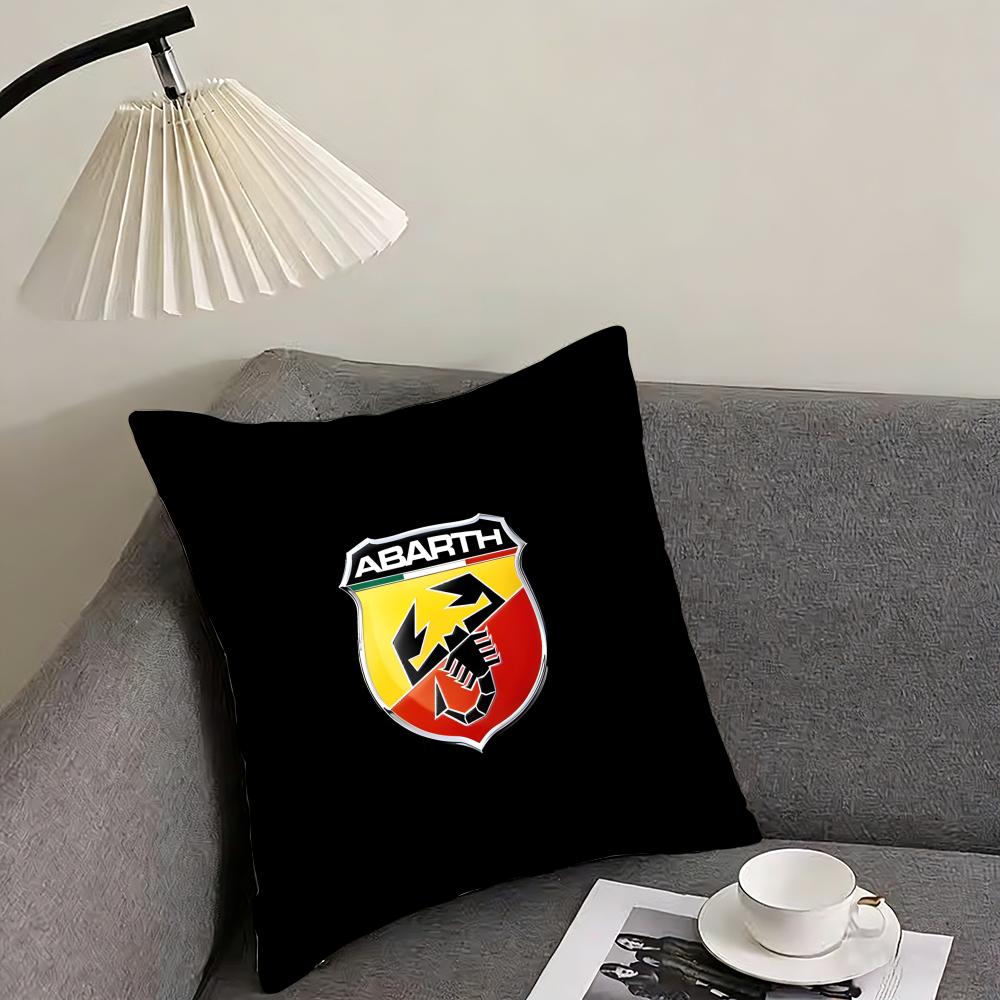 A-Abarth Scorpionn Brand Cushion Cover Pillowcase Ultra Soft Skin Friendly Fabric Cloud Like Comfort & Concealed Zipper