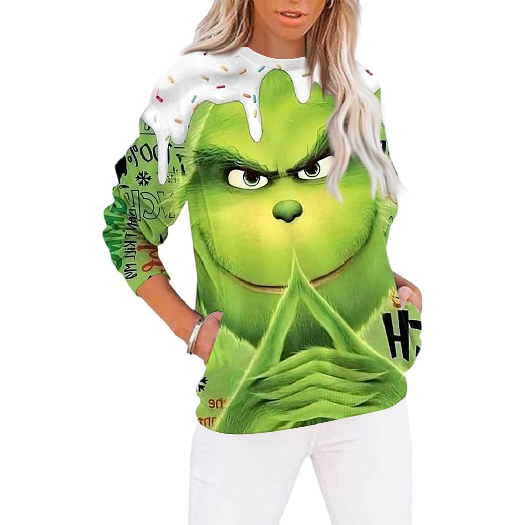 Christmas Sweatshirts For Women Sweater Cute Shirt Fall Pullover Top