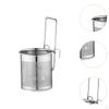 Deep Fry Basket Kitchen Colander with Handle Pasta Strainer for Hotel Dining Room