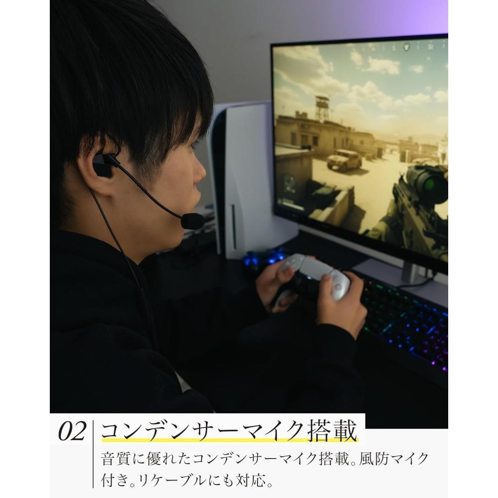 Final Vr3000 Condenser Microphone For Gaming With Binaural 3d Surround  3.5mm