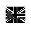 2pcs/set Matte Black Car Decoration Vinyl Rear Window Sticker Union Jack Decal For MINI Cooper R60 R55 R56 R61 F56 F55 F60 F54