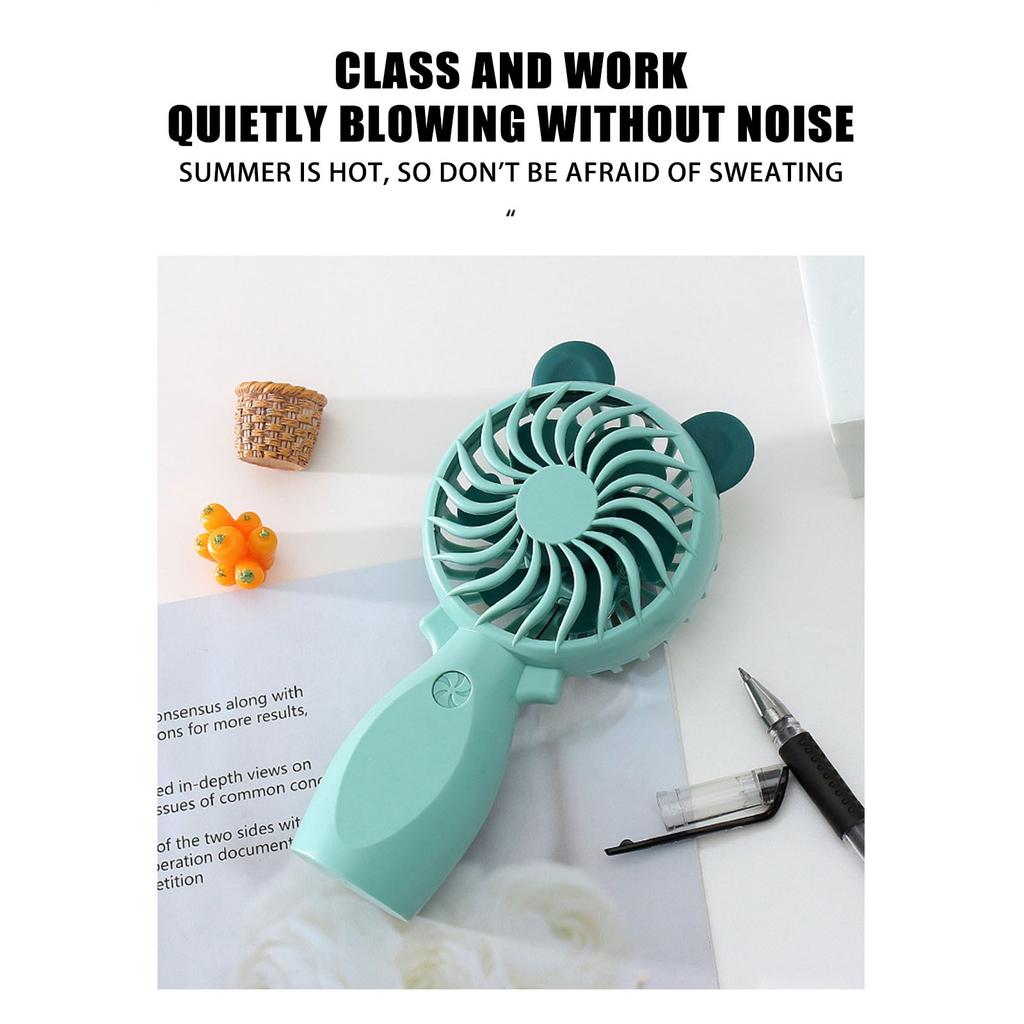 Handheld Small Fan Portable Lanyard  Desktop Student USB Charging Fan