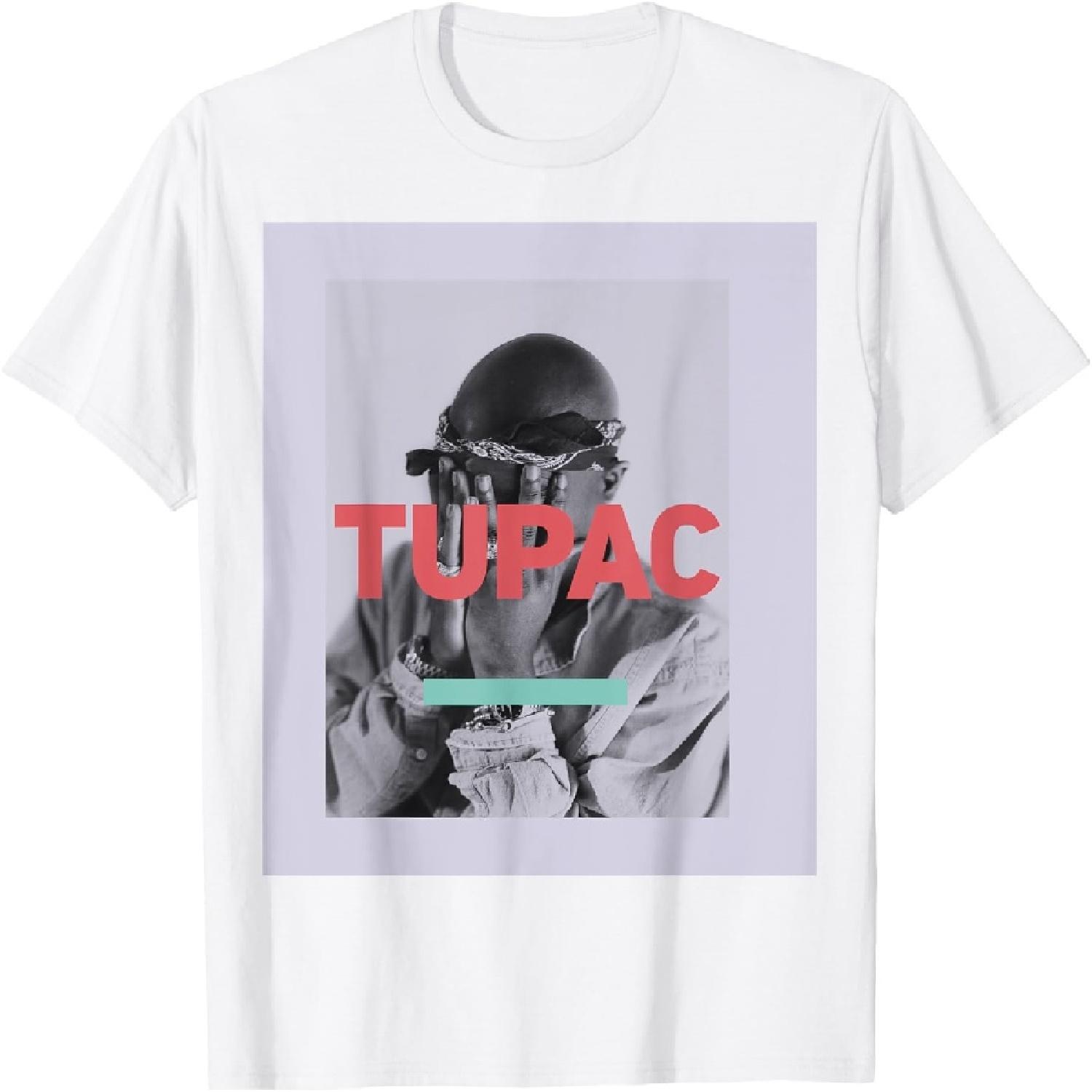 Official Tupac Photo T-Shirt XXXXXL белый