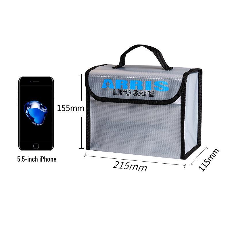 Explosionsgeschützte feuerfeste 3D LiPo Akku Sicherheitstasche für Modellflugzeuge - Hochtemperaturbeständige Lagerung