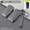 Zinc Alloy Leather Car Key Case Cover for Jaguar XF XJ XE S-Type F-Type X-Type F-Pace I-Pace E-Pace Android XFR XKR Keychain