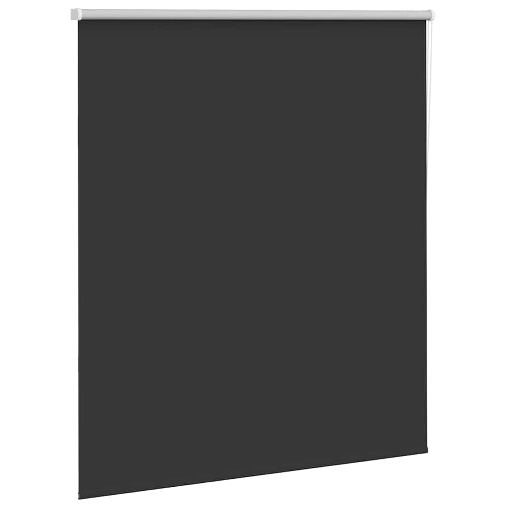 Black Blackout Roller Blind 125 x 150 cm Fabric Width 121.6 cm